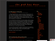 Tablet Screenshot of podbaydoor.com